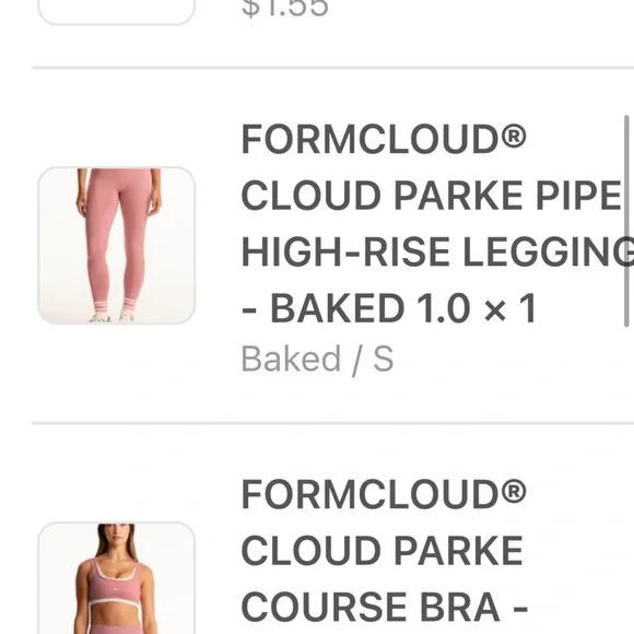 SET Active x Parke Form Cloud Leggings AND bra! - Picture 3 of 4